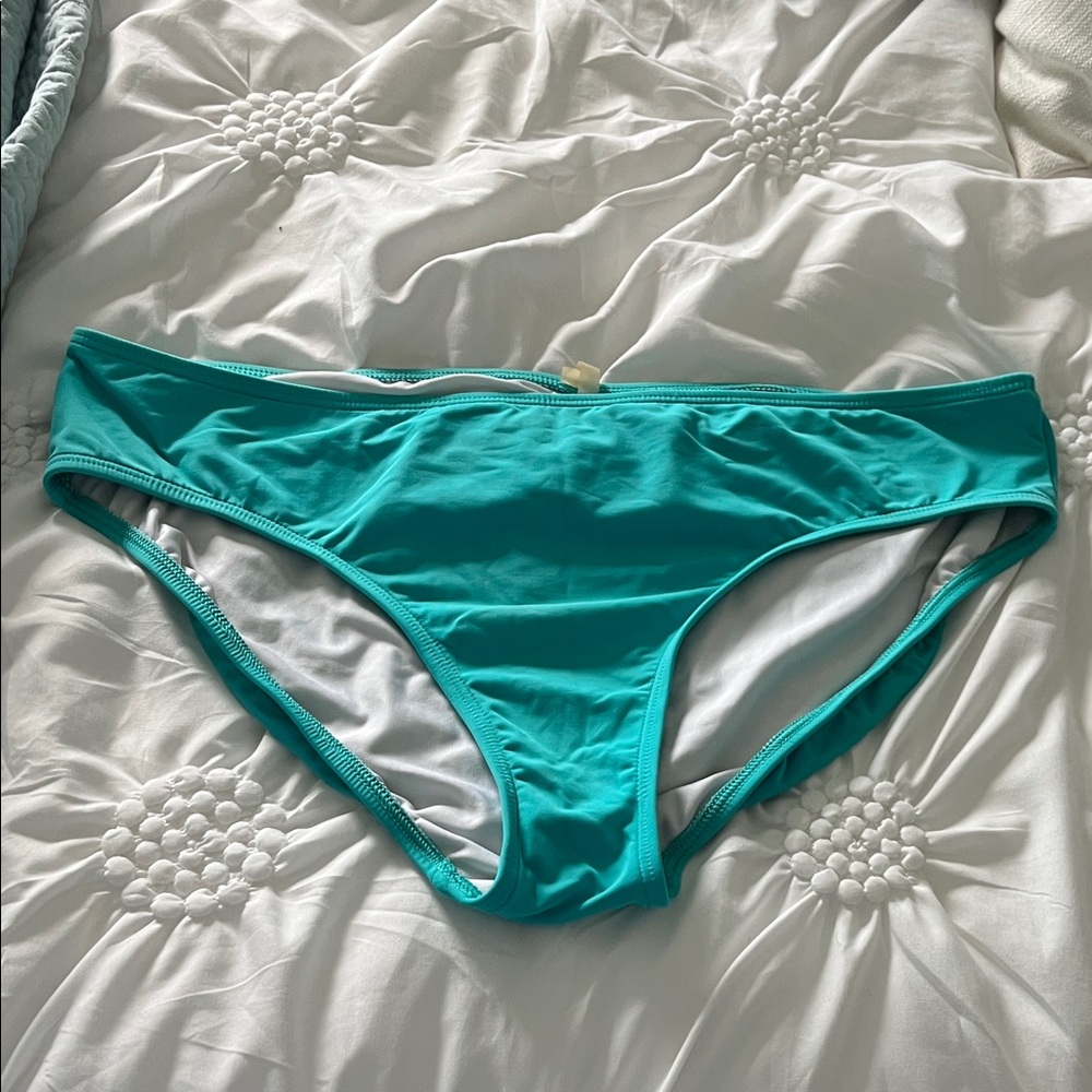 Lands' End Teal Bikini Bottom